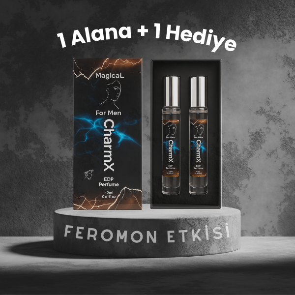 CharmX Magic Feromonlu Erkek Parfüm 2'li Paket