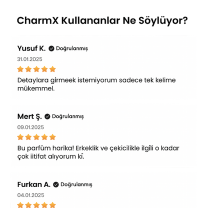 CharmX Magic Feromonlu Erkek Parfüm 2'li Paket
